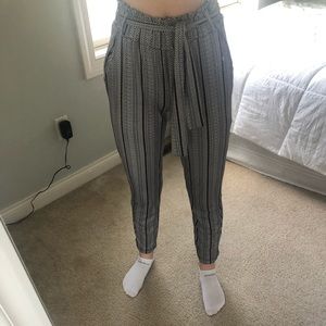 Cute cotton tie pants